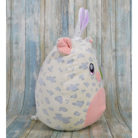 Squishmallows 12” Rosie the Spotted Pig with Bunny Ears Easter Exclusive 2021 - Picture 3 of 9